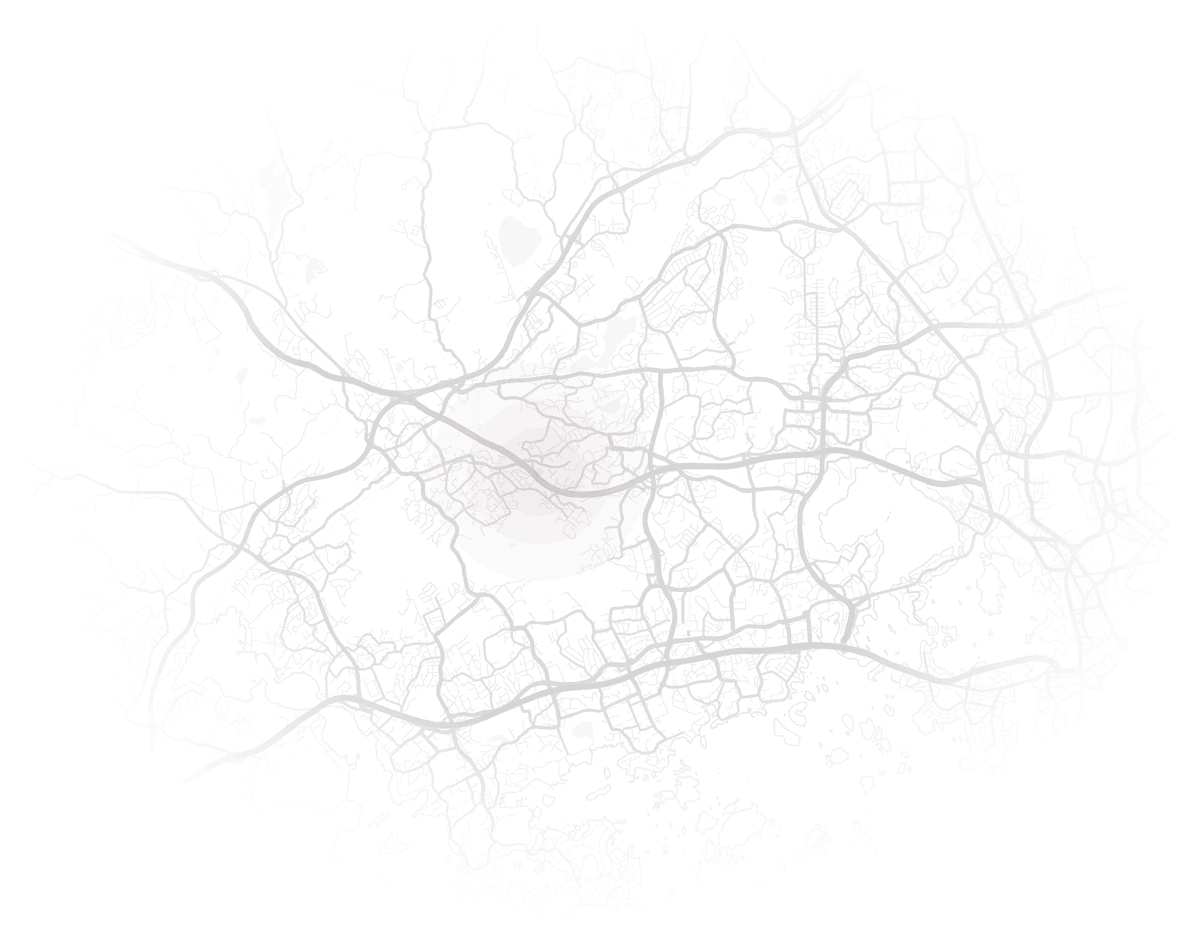 Stylised map of Espoo